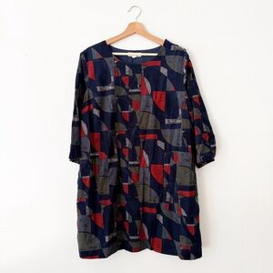 Seasalt Cornwall  Tunic Dress Needlecord Corduroy Pockets Size 16